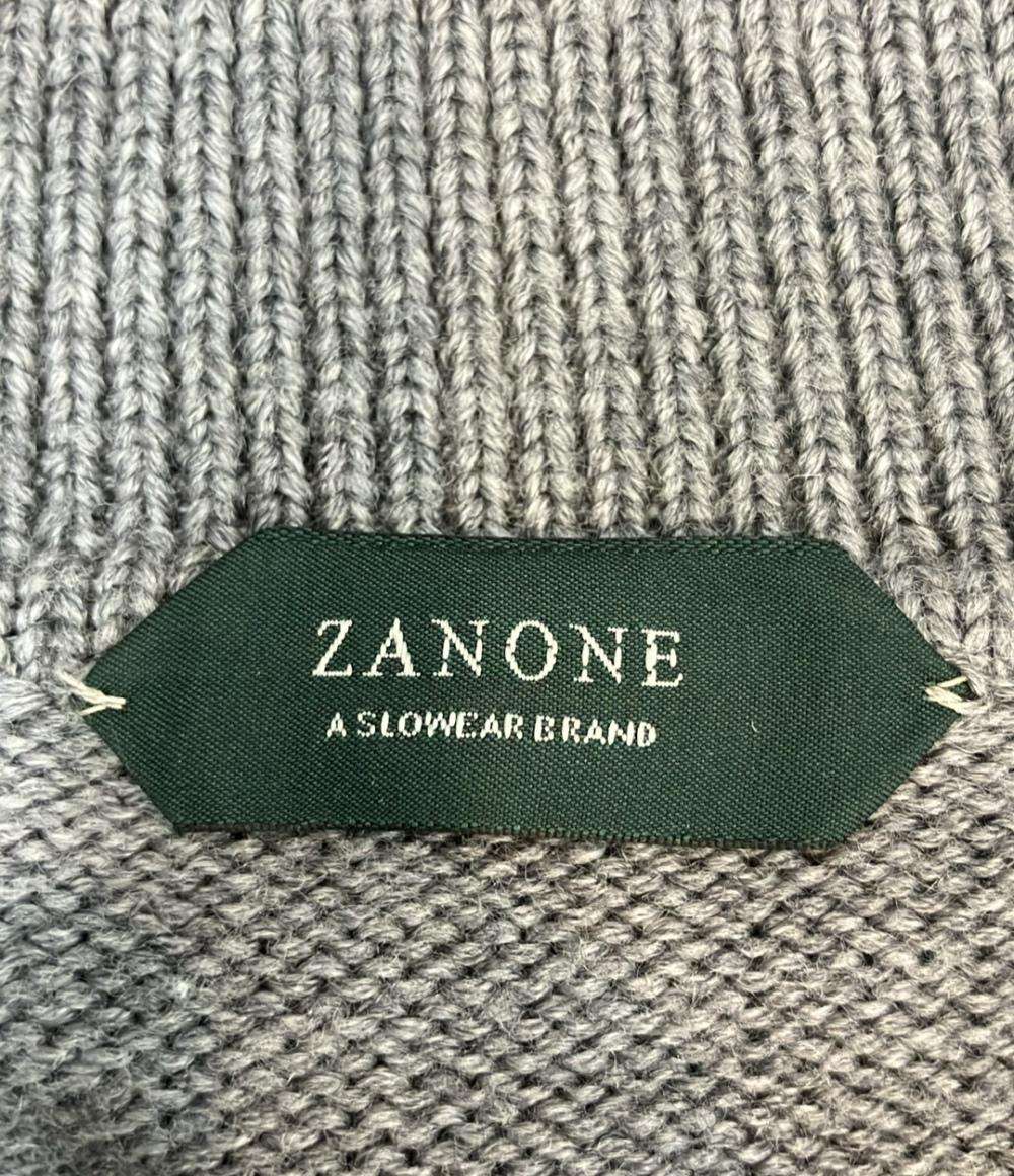 ZANONE 長袖ニット スキッパー ミドルゲージ  ウール メンズ SIZE 50 (XL) ザノーネ