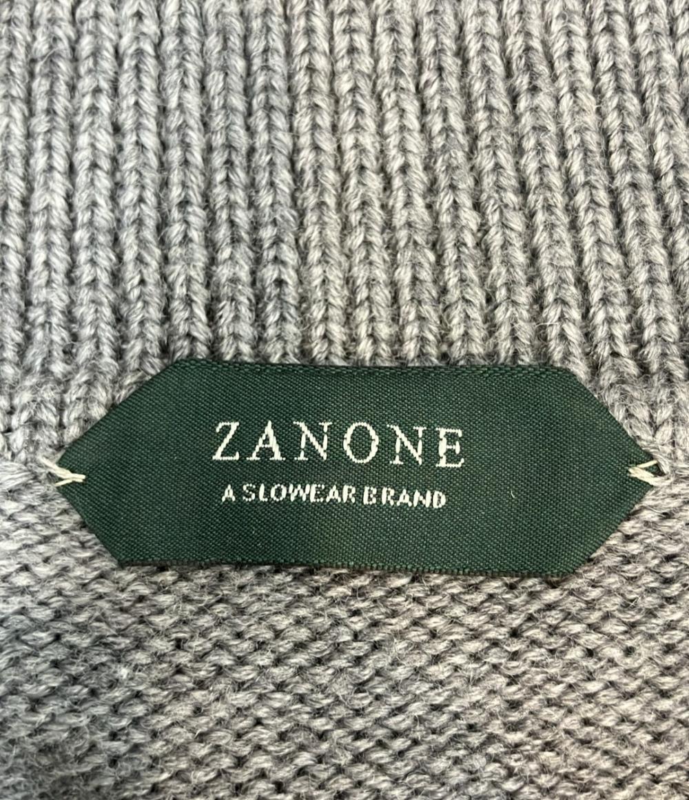 ZANONE 長袖ニット スキッパー ミドルゲージ  ウール メンズ SIZE 50 (XL) ザノーネ