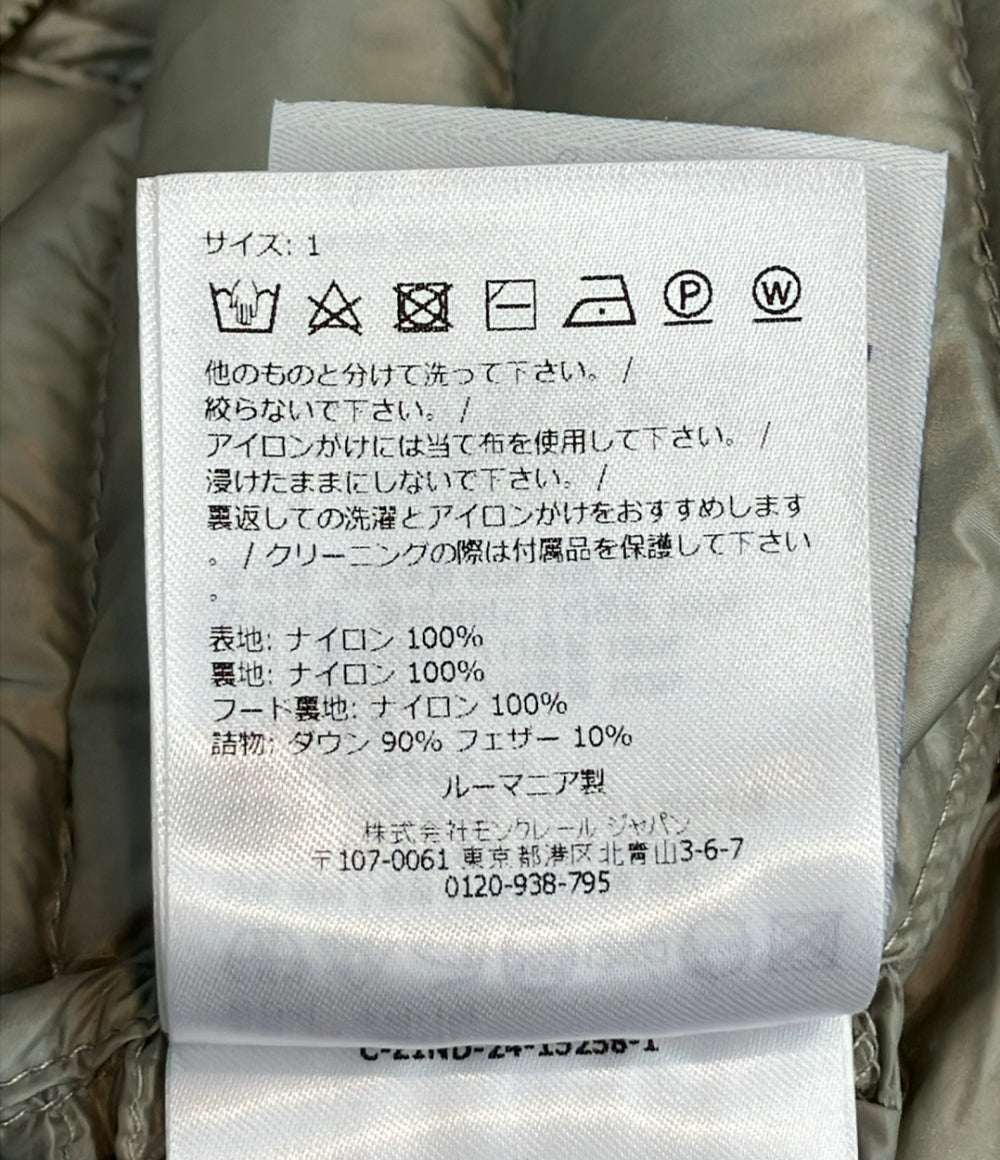 MONCLER キルティングショートダウンジャケット J20931A10300 レディース SIZE 1 モンクレール