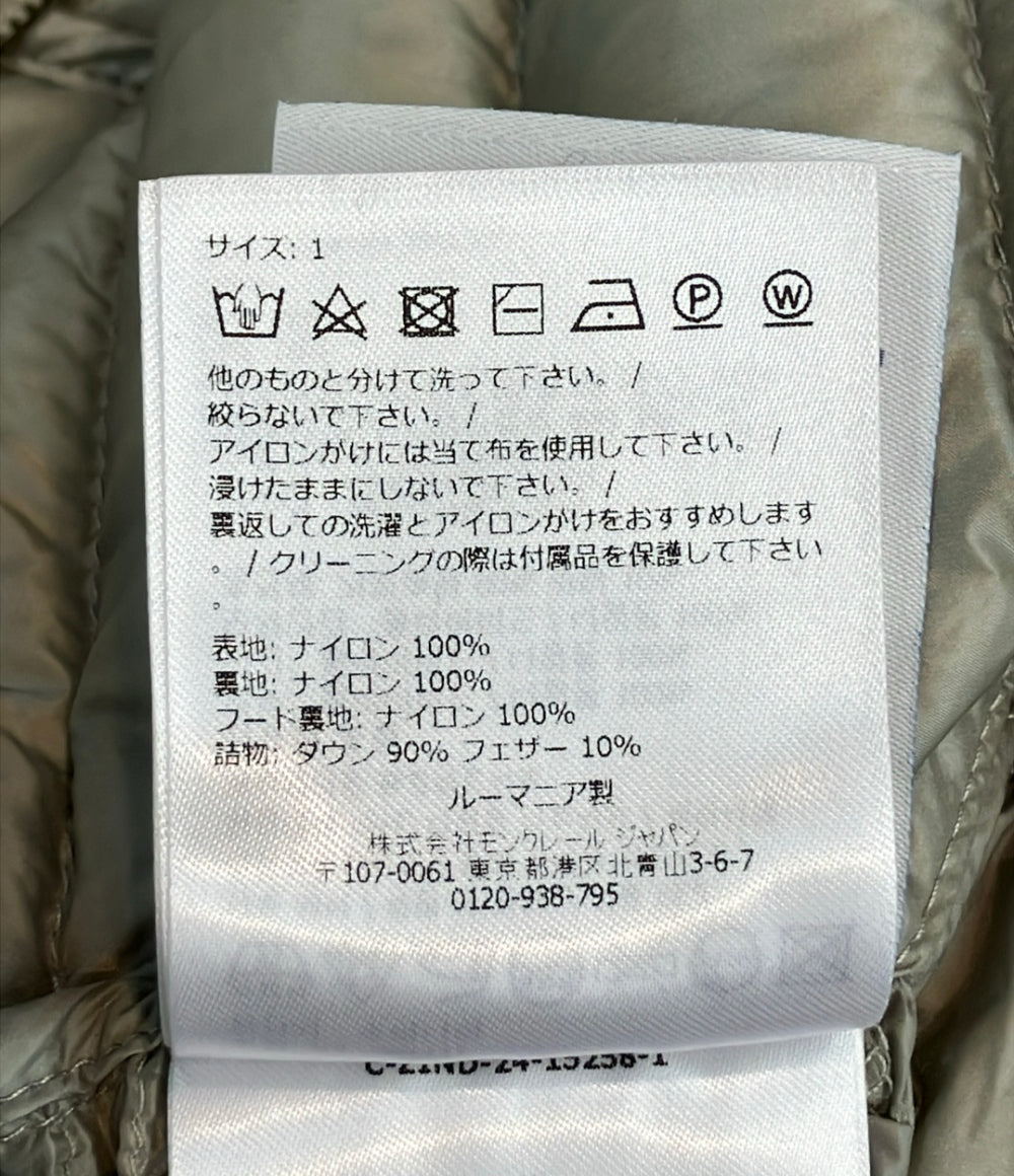 MONCLER キルティングショートダウンジャケット J20931A10300 レディース SIZE 1 モンクレール