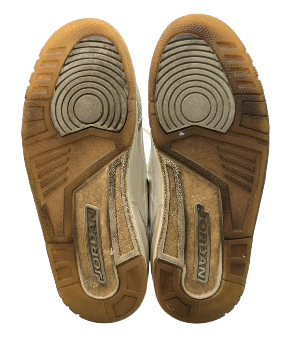 NIKE ミドルカットスニーカー エアジョーダン3 レトロ クラフト FJ9479-100 メンズ SIZE 26.5 ナイキ