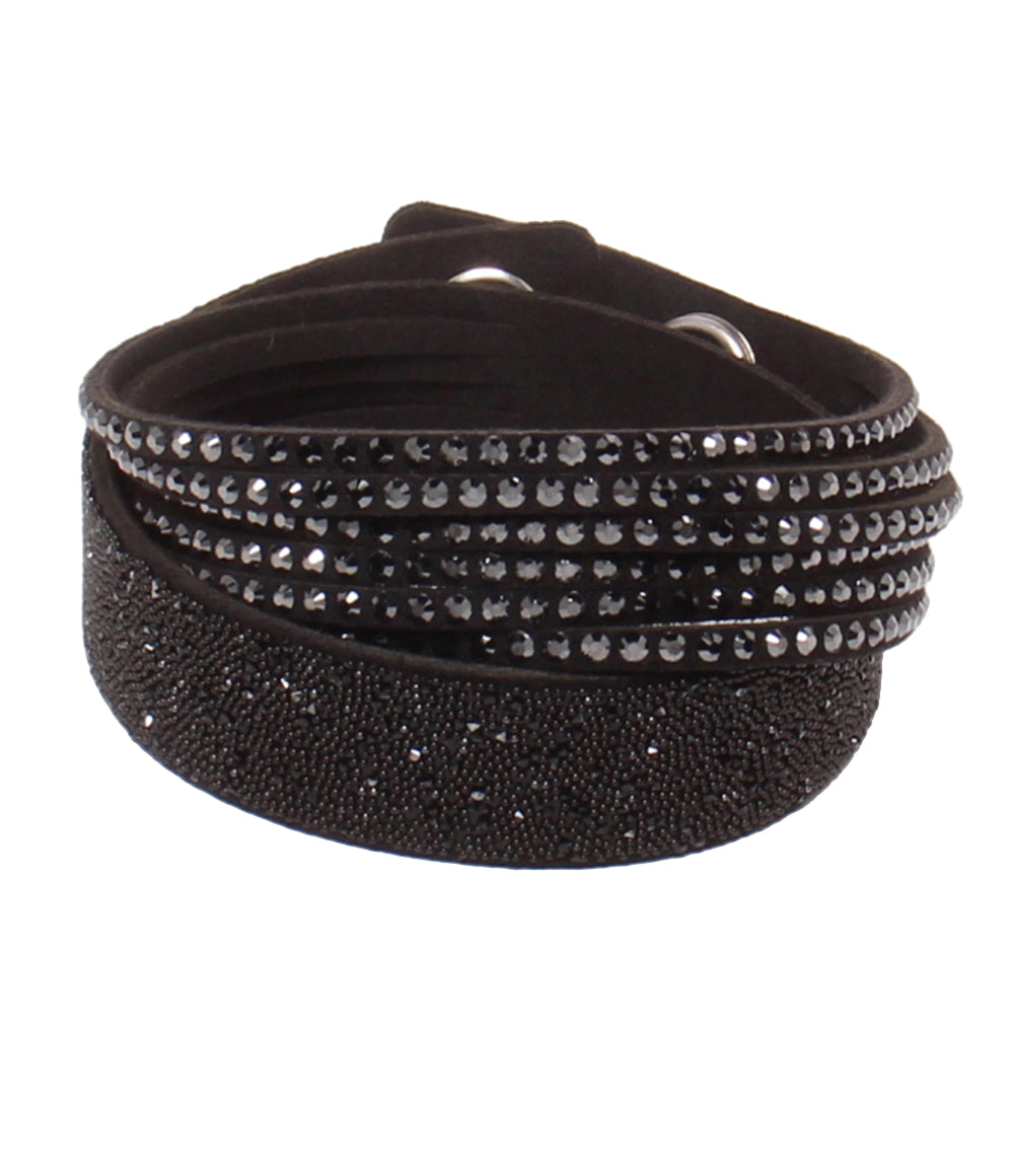 美品 SWAROVSKI ブレスレット 5158292 Slake Black Duo レディース スワロフスキー