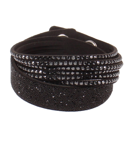 美品 SWAROVSKI ブレスレット 5158292 Slake Black Duo レディース スワロフスキー