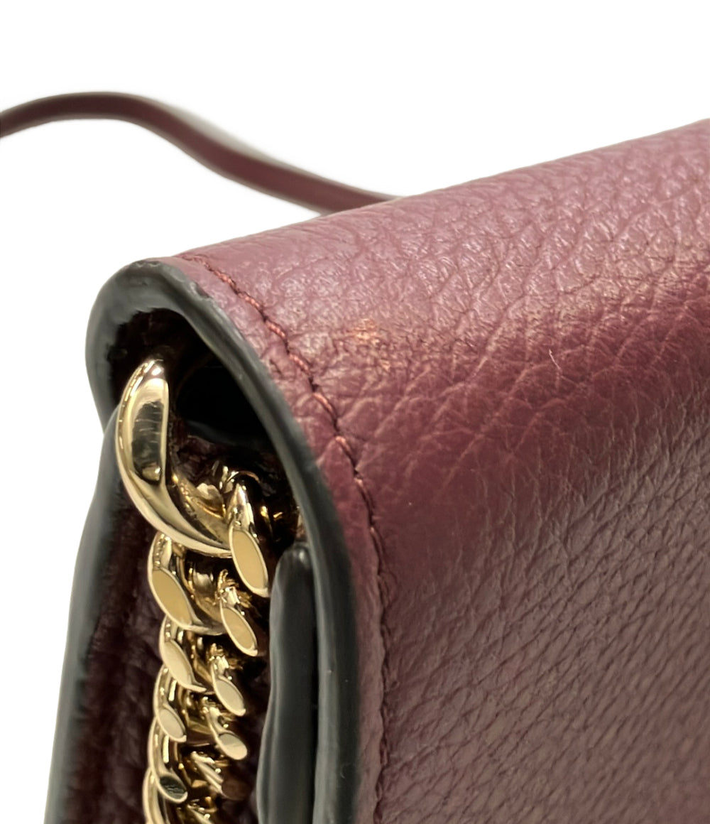 Chloe ショルダーバッグ 斜め掛け チェーン ALPHABET アルファベット CHC21WP727F57 レディース クロエ
