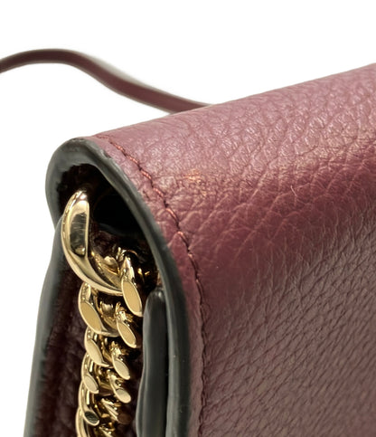 Chloe ショルダーバッグ 斜め掛け チェーン ALPHABET アルファベット CHC21WP727F57 レディース クロエ
