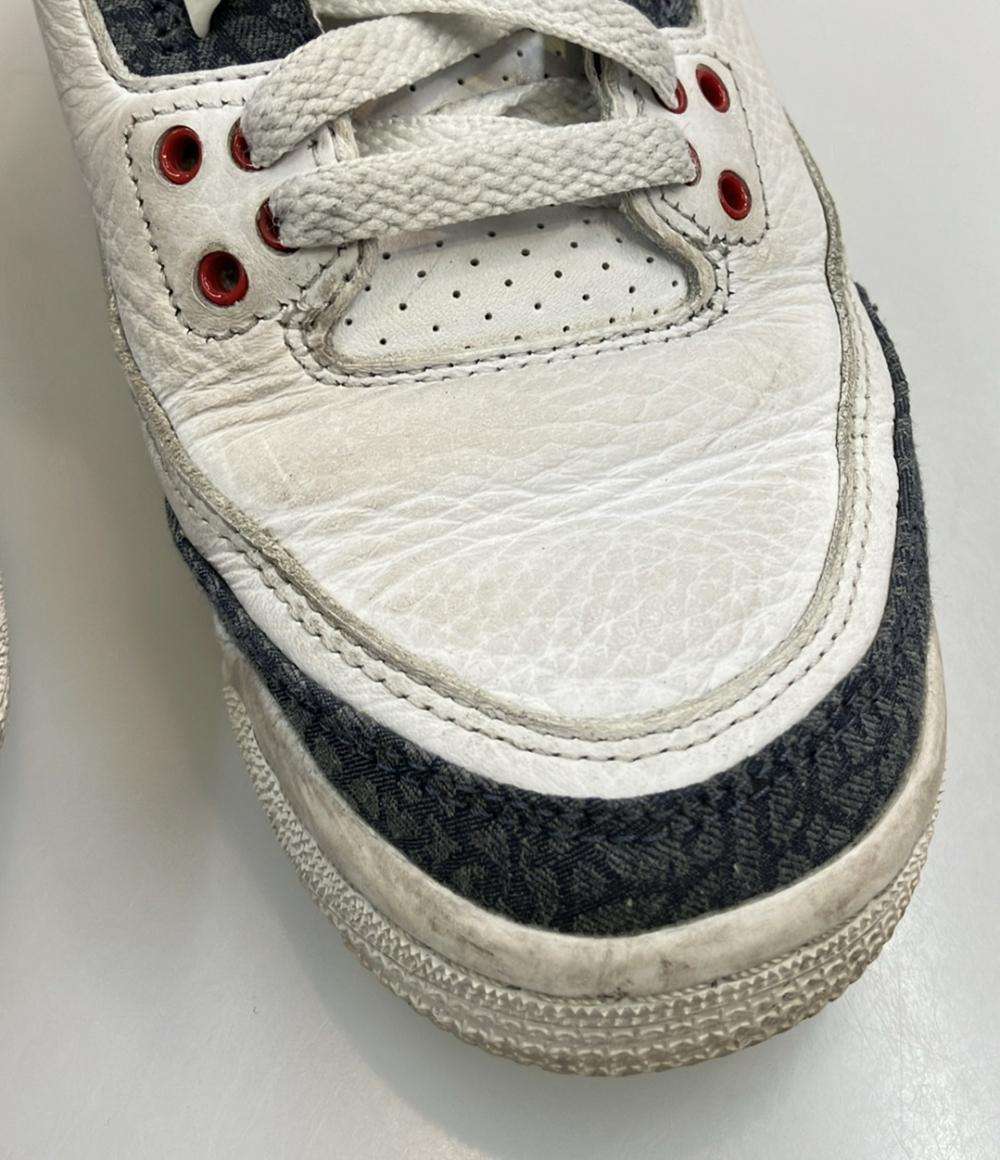 ナイキ ミドルカットスニーカー AIR JORDAN 3 RETRO SE-T DB4169-100 キッズ SIZE 23.5 (M) NIKE