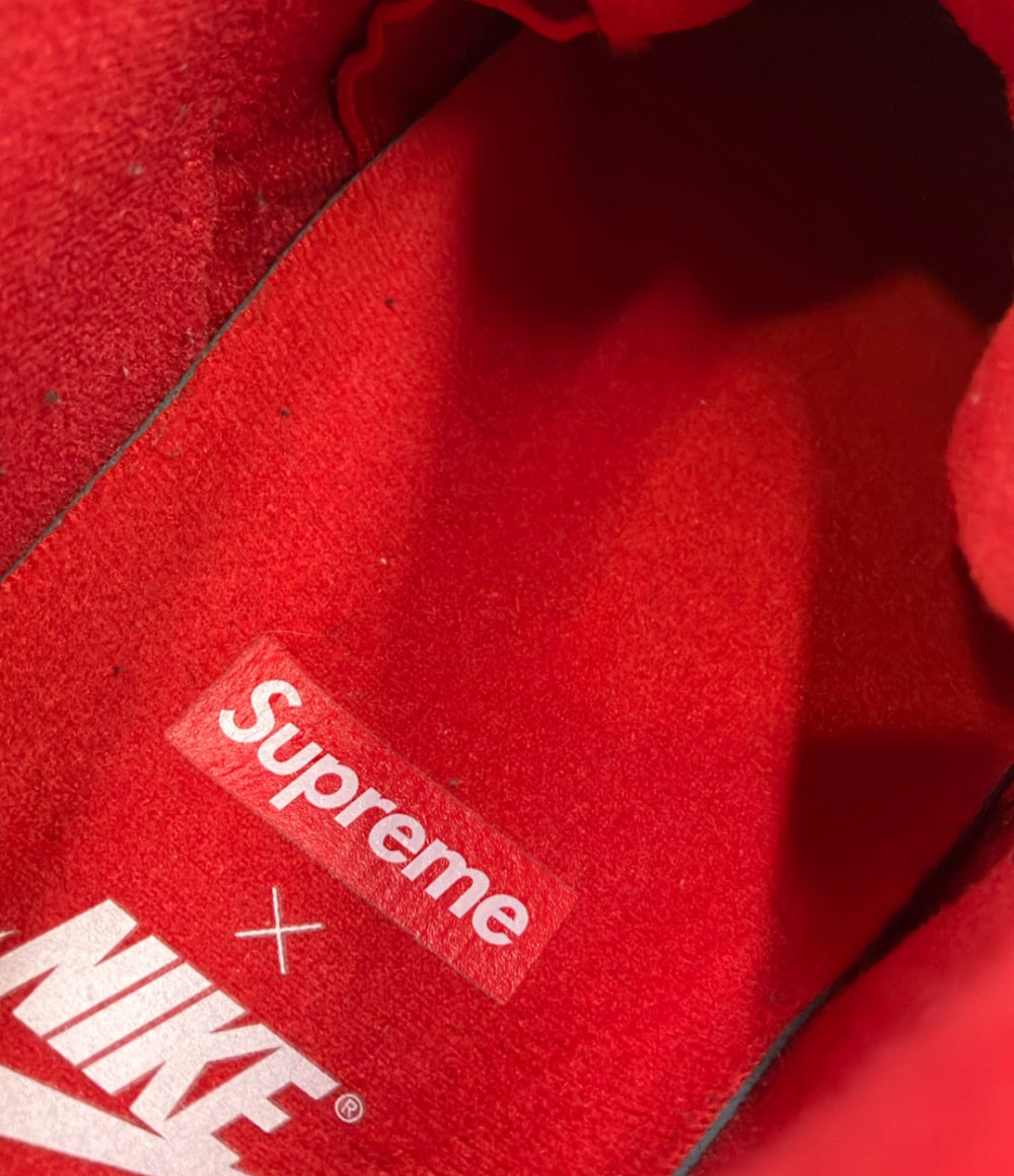 NIKE ミドルカットスニーカー × Supreme エア モア アップテンポ 902290-600 メンズ SIZE 27.5 ナイキ