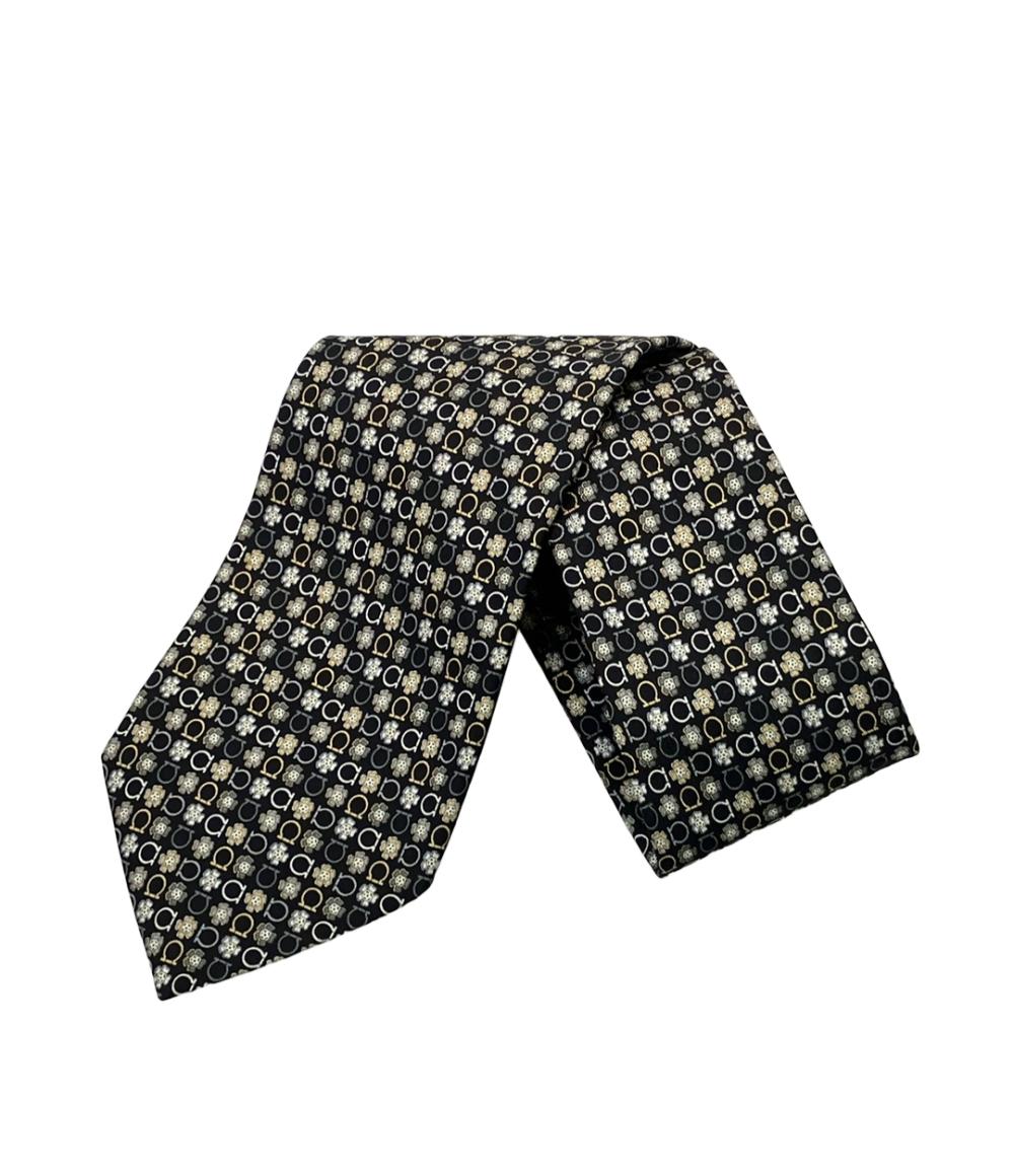 Salvatore Ferragamo ネクタイ シルク 100% メンズ サルヴァトーレフェラガモ