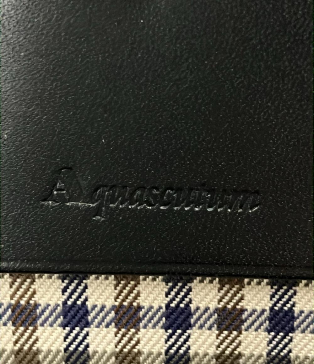 美品 アクアスキュータム コインケース メンズ Aquascutum