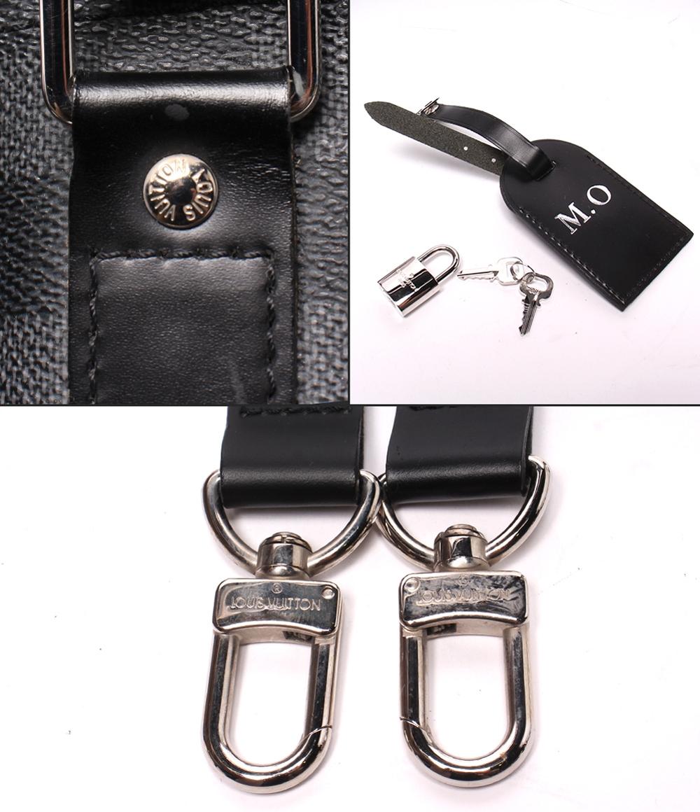 LOUIS VUITTON 2wayボストンバッグ ショルダーバッグ 斜め掛け キーポル バンドリエール55 ダミエ グラフィット N41413 メンズ レディース