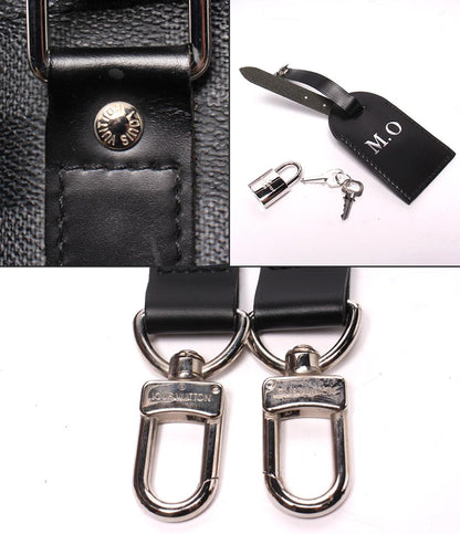 LOUIS VUITTON 2wayボストンバッグ ショルダーバッグ 斜め掛け キーポル バンドリエール55 ダミエ グラフィット N41413 メンズ レディース