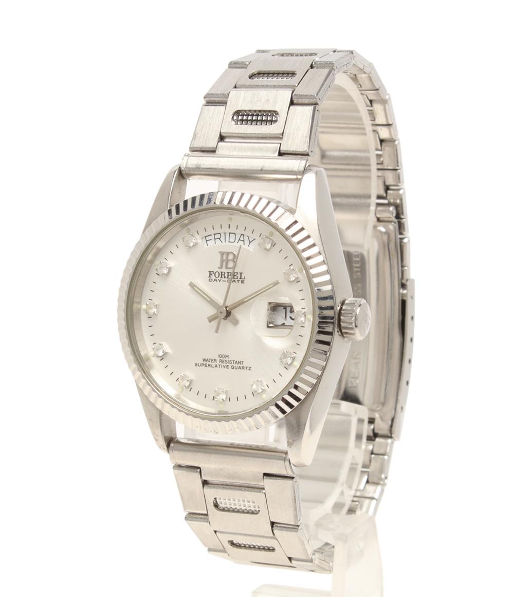 FORBEL 腕時計 クオーツ シルバー FB-1006M メンズ フォーベル
