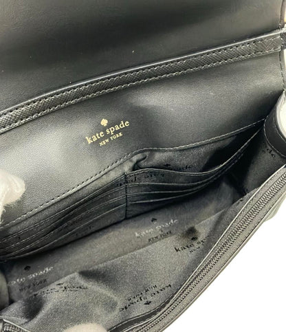 美品 Kate Spade 2WAYショルダーバッグ 肩掛けチェーン 斜め掛け マディソン スモール フラップ クロスボディ KC586 レディース ケイトスペード