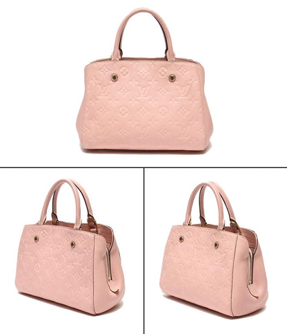 LOUIS VUITTON 2WAYハンドバッグ ショルダーバッグ 肩掛け 斜め掛け モンテーニュBB モノグラムアンプラント M44123 レディース ルイ・ヴィトン