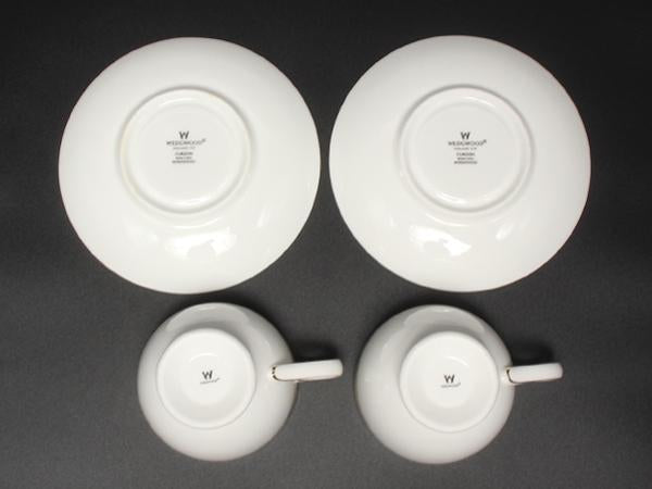 WEDGWOOD カップ＆ソーサー 2客セット ペア カーゾン CURZON ウエッジ
