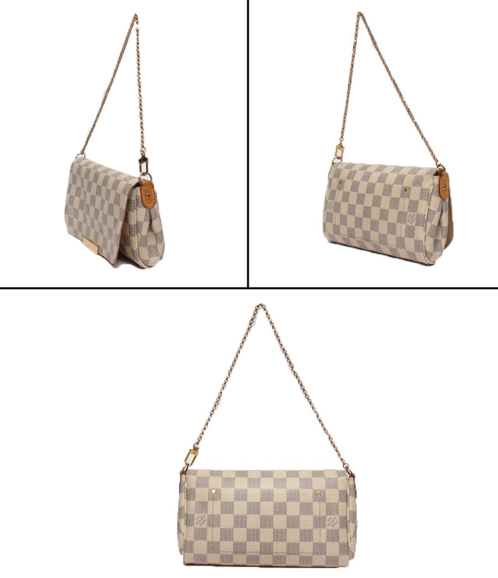 LOUIS VUITTON 2wayショルダーバッグ ハンドバッグ ダミエアズール 斜め掛け 肩掛け フェイボリットPM N41277 レディース ルイ・ヴィトン