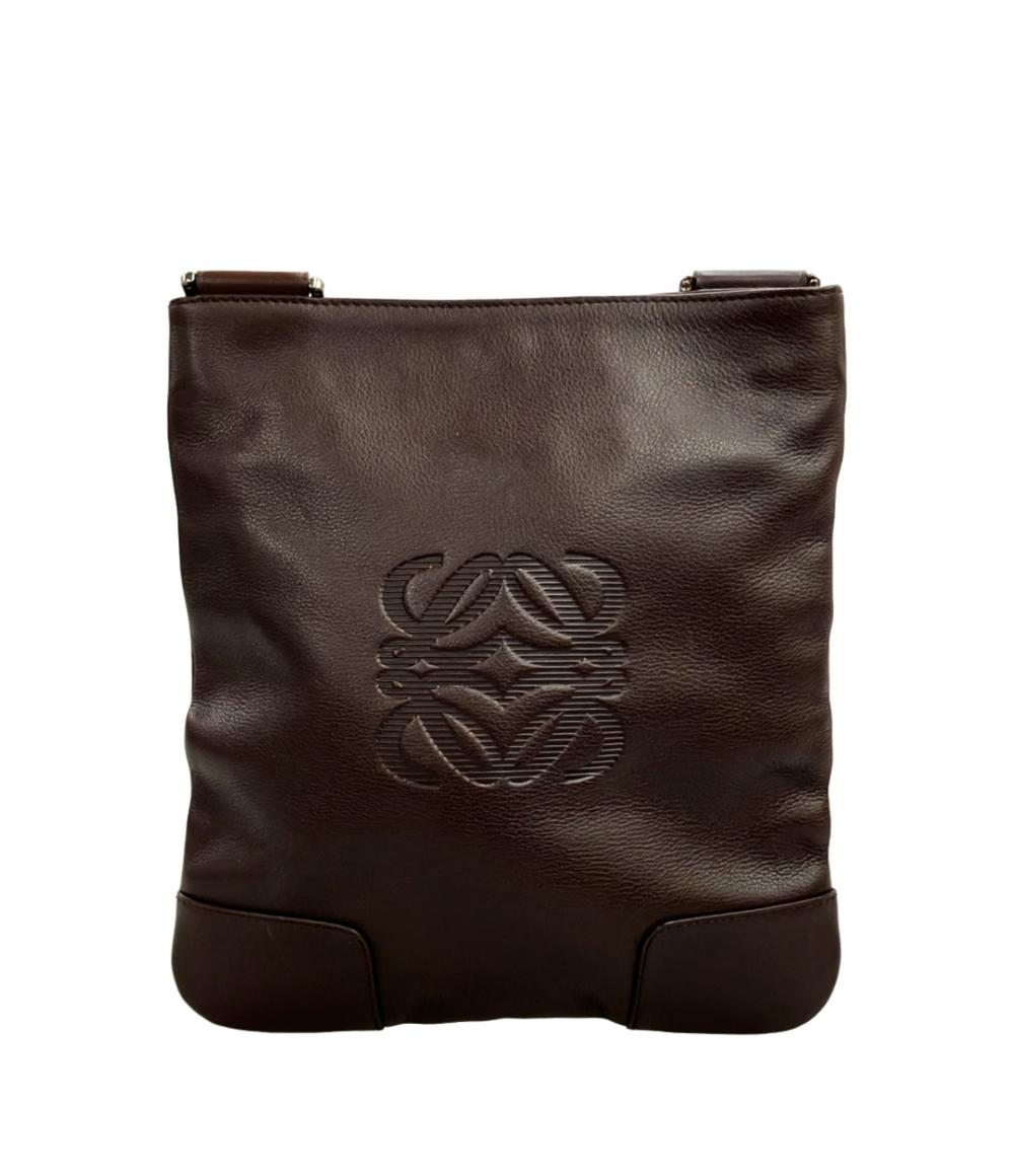 LOEWE ショルダーバッグ 斜め掛け レザー アナグラム レディース ロエベ