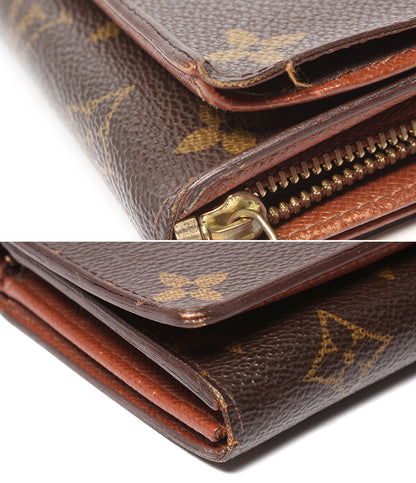 LOUIS VUITTON 二つ折り財布 ポルトフォイユ トレゾール モノグラム M61736 レディース メンズ ルイ・ヴィトン