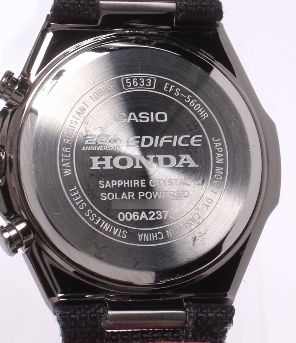 CASIO 腕時計 Honda Racing エディフィス EDIFICE ソーラー EFS-560HR メンズ カシオ