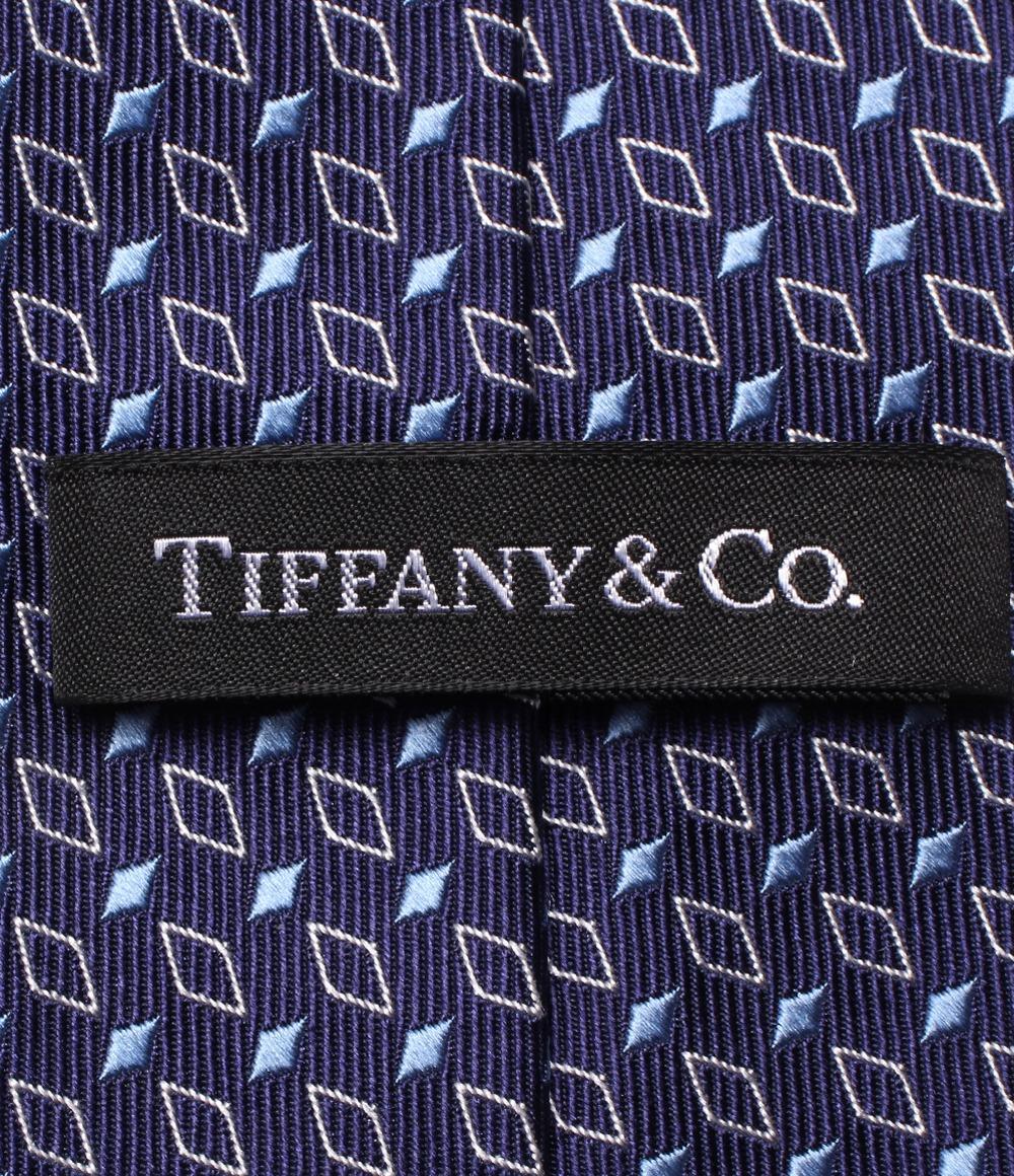 美品 ティファニー ネクタイ シルク100％ メンズ TIFFANY&Co.