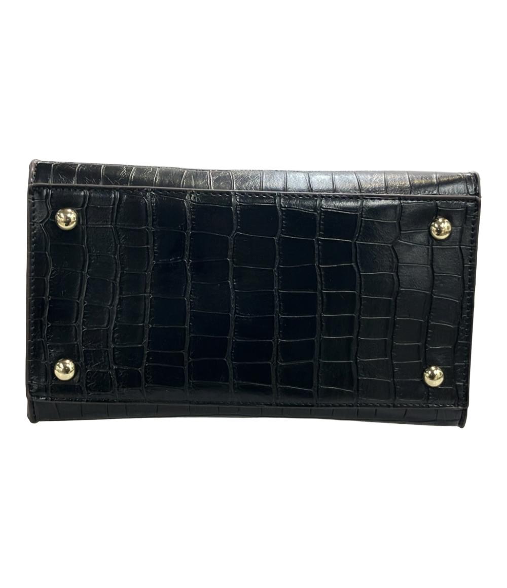 美品 アングリッド ハンドバッグ ショルダーバッグ 斜め掛け クロコ型押し レディース Ungrid