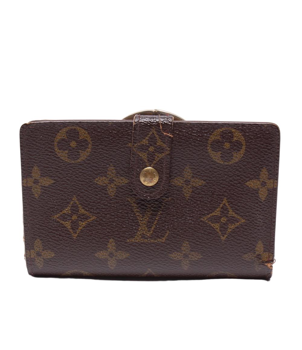 訳あり ルイ・ヴィトン 二つ折り財布 ポルトフォイユ ヴィエノワ モノグラム M61663 レディース LOUIS VUITTON