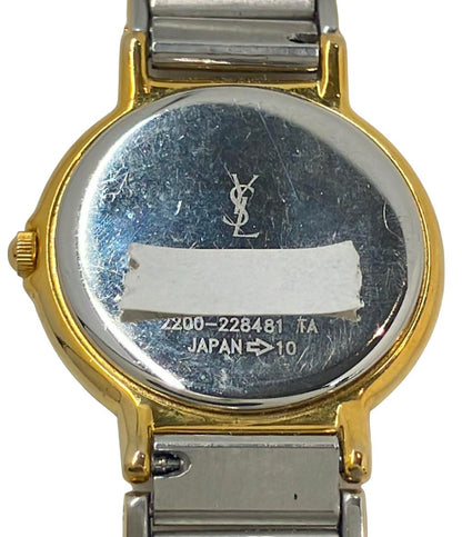イヴ・サンローラン 腕時計 クオーツ ゴールド 2200-228481 レディース YVES SAINT LAURENT