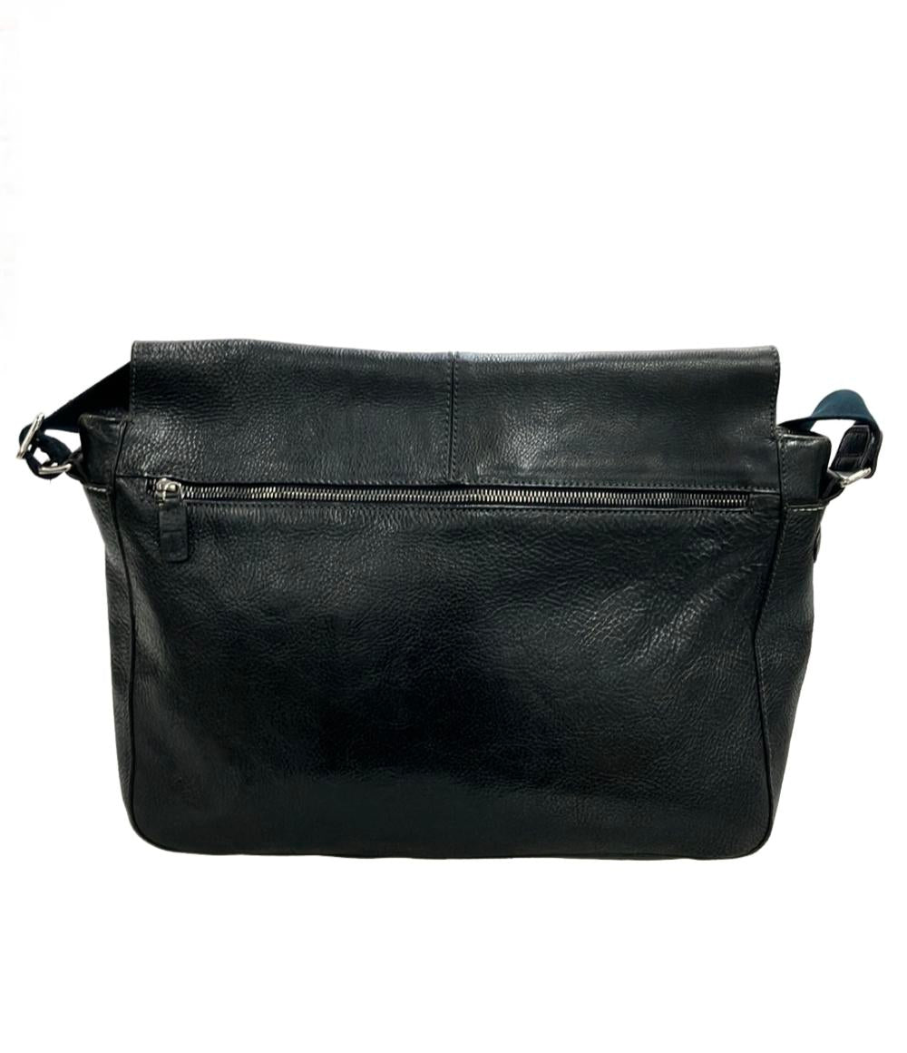 TOD'S ショルダーバッグ メッセンジャーバッグ 斜め掛け レザー メンズ