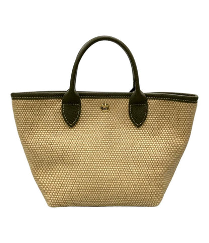 美品 Longchamp 2WAY ハンドバッグ ショルダーバッグ 斜め掛け バスケットバッグ レディース ロンシャン