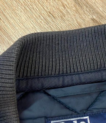 POLO RALPH LAUREN キルティングジャケット ネイビー ジップアップ スナップボタン メンズ SIZE LL ポロ・ラルフローレン