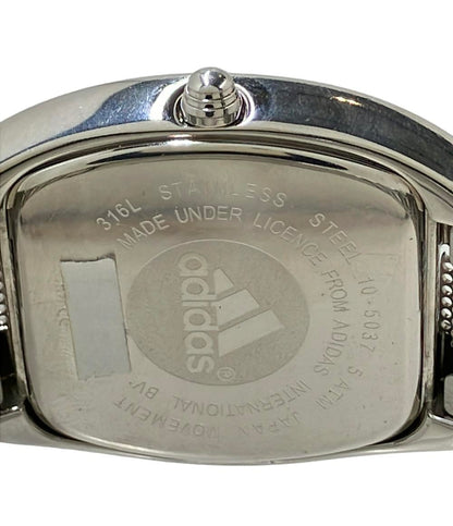 adidas 腕時計 クオーツ シルバー 10-5037 メンズ アディダス