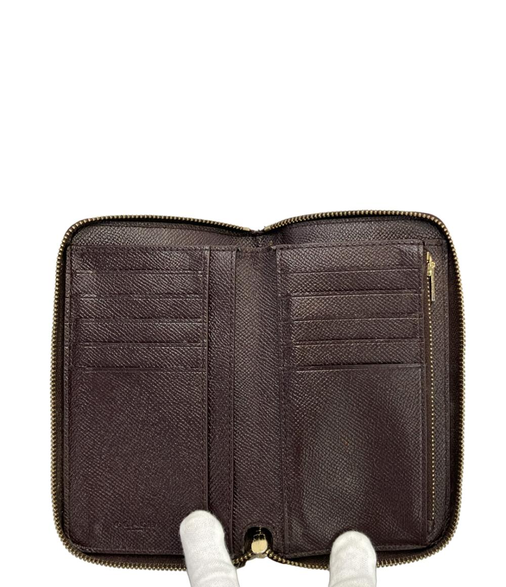 COACH ラウンドファスナー二つ折り長財布 レザー 58584 レディース コーチ