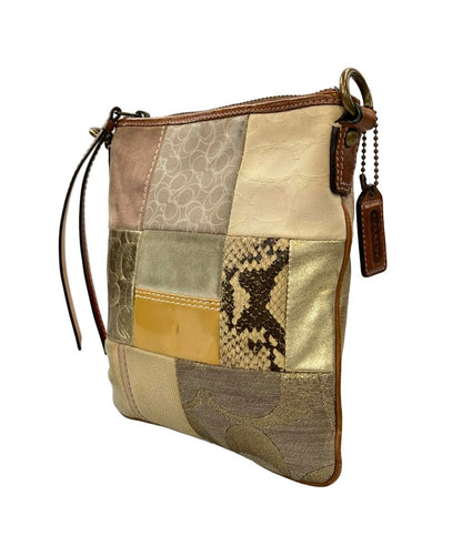 COACH ショルダーバッグ 斜め掛け シグネチャー パッチワーク 10006 レディース コーチ