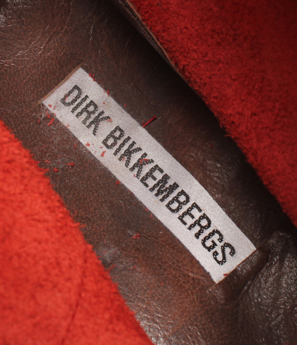 DIRK BIKKEMBERGS ベルクロブーツ レッド メンズ SIZE 41 ダークビッケンバーグ