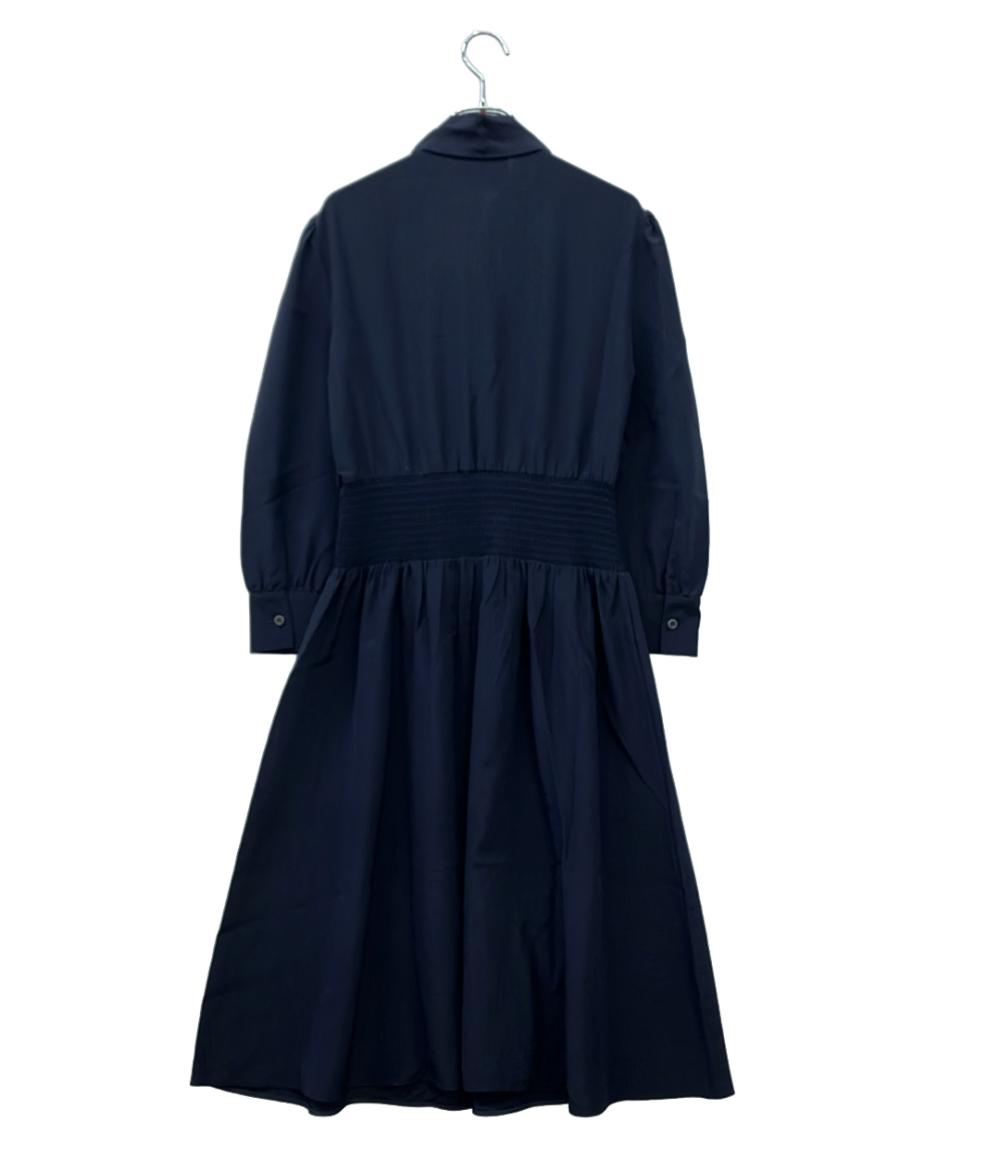 PRADA シアーワンピース ボウタイ シルク APD120173365 レディース SIZE 40 (L) プラダ