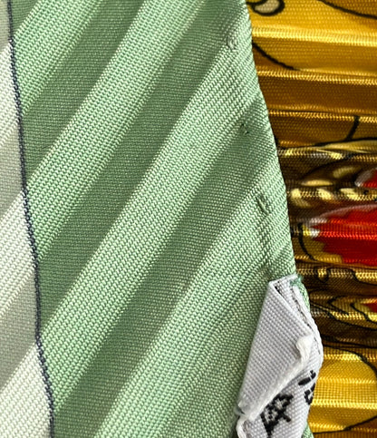 HERMES プリーツスカーフ カレ90 シルク100% KOSMIMA レディース エルメス