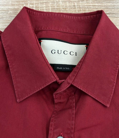 グッチ 長袖シャツ 418656 21131 メンズ SIZE 38 15 (S) GUCCI