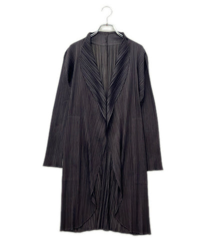 PLEATS PLEASE 長袖 カーディガン レディース SIZE 2 プリーツ プリーズ