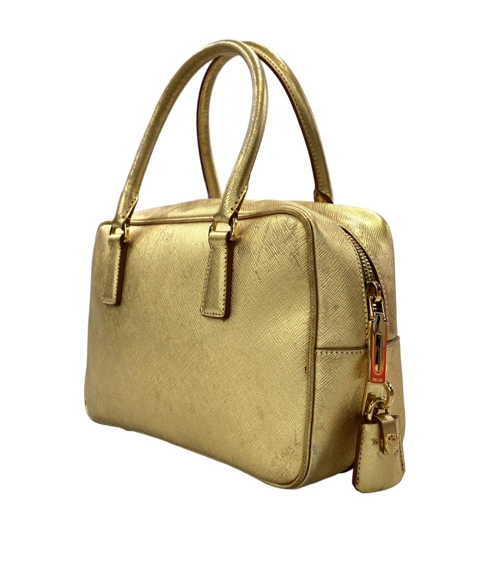 訳あり PRADA ハンドバッグ ミニボストンバッグ サフィアーノ BN1113