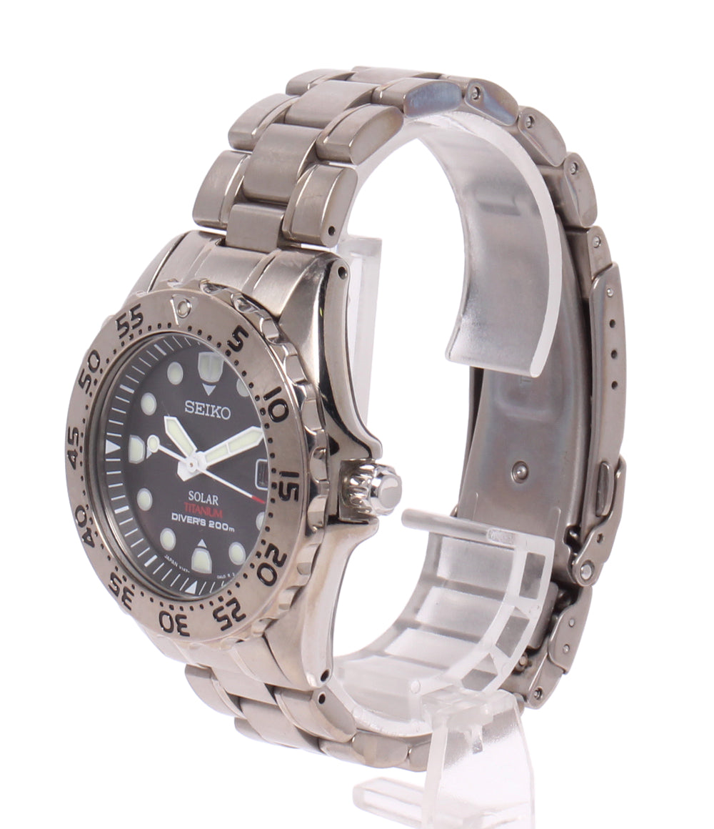 SEIKO 腕時計 PROSPEX プロスペックス ソーラー ブラック SBDN013 メンズ セイコー
