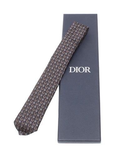 美品 クリスチャンディオール ネクタイ シルク100％ メンズ Christian Dior