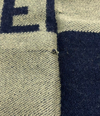 フェンディ マフラー ウール 100% ズッカ柄 ユニセックス FENDI