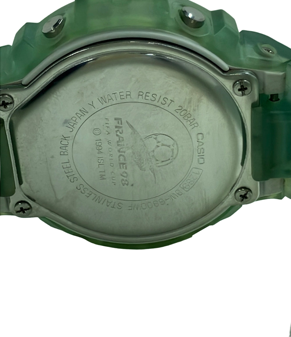 美品 CASIO 腕時計 FIFA ワールドカップ 1998 フランス G-SHOCK クオーツ DW-6900WF メンズ カシオ