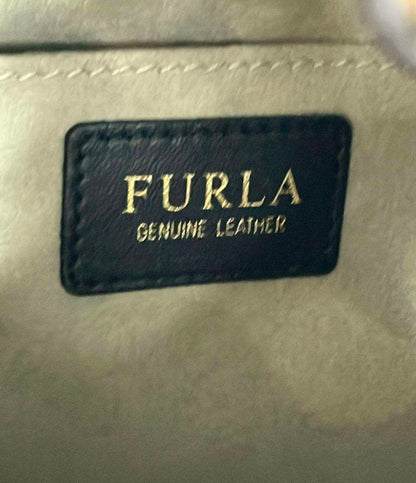 フルラ 2way 巾着レザーハンドバッグ ミニショルダーバッグ 斜め掛け レディース Furla