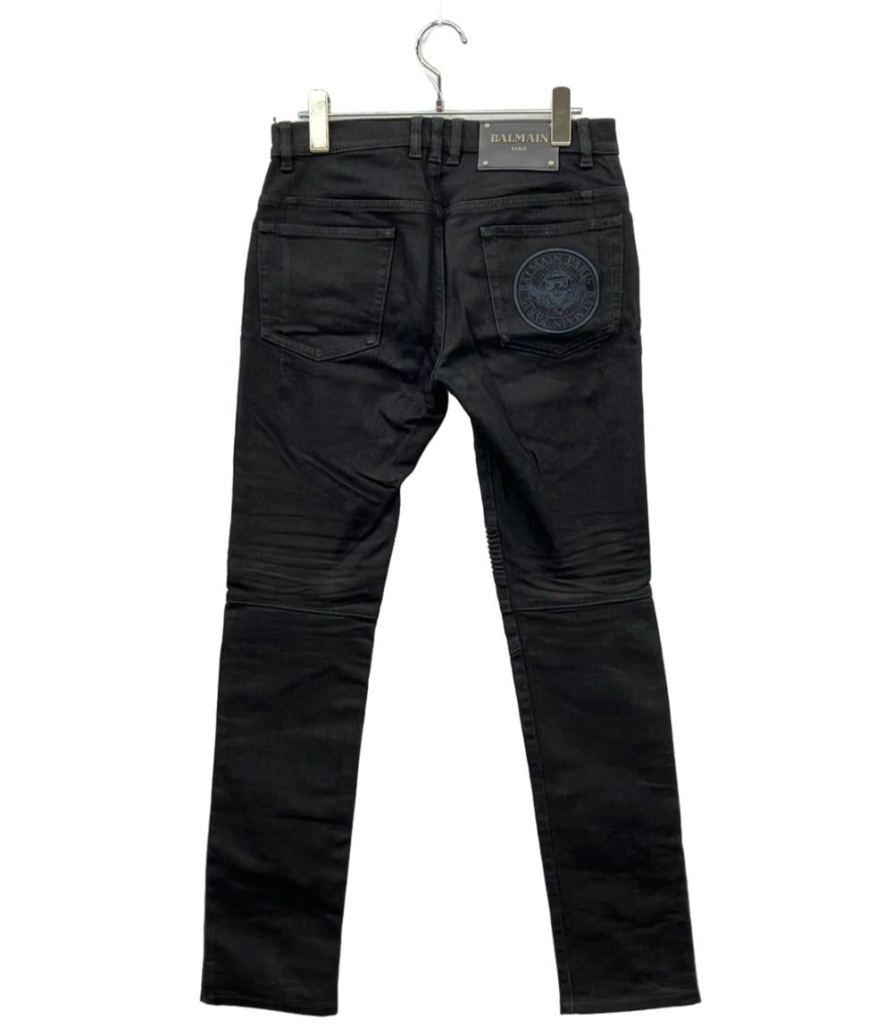 BALMAIN バイカーデニムパンツ S8H9131T134 メンズ SIZE 27 バルマン