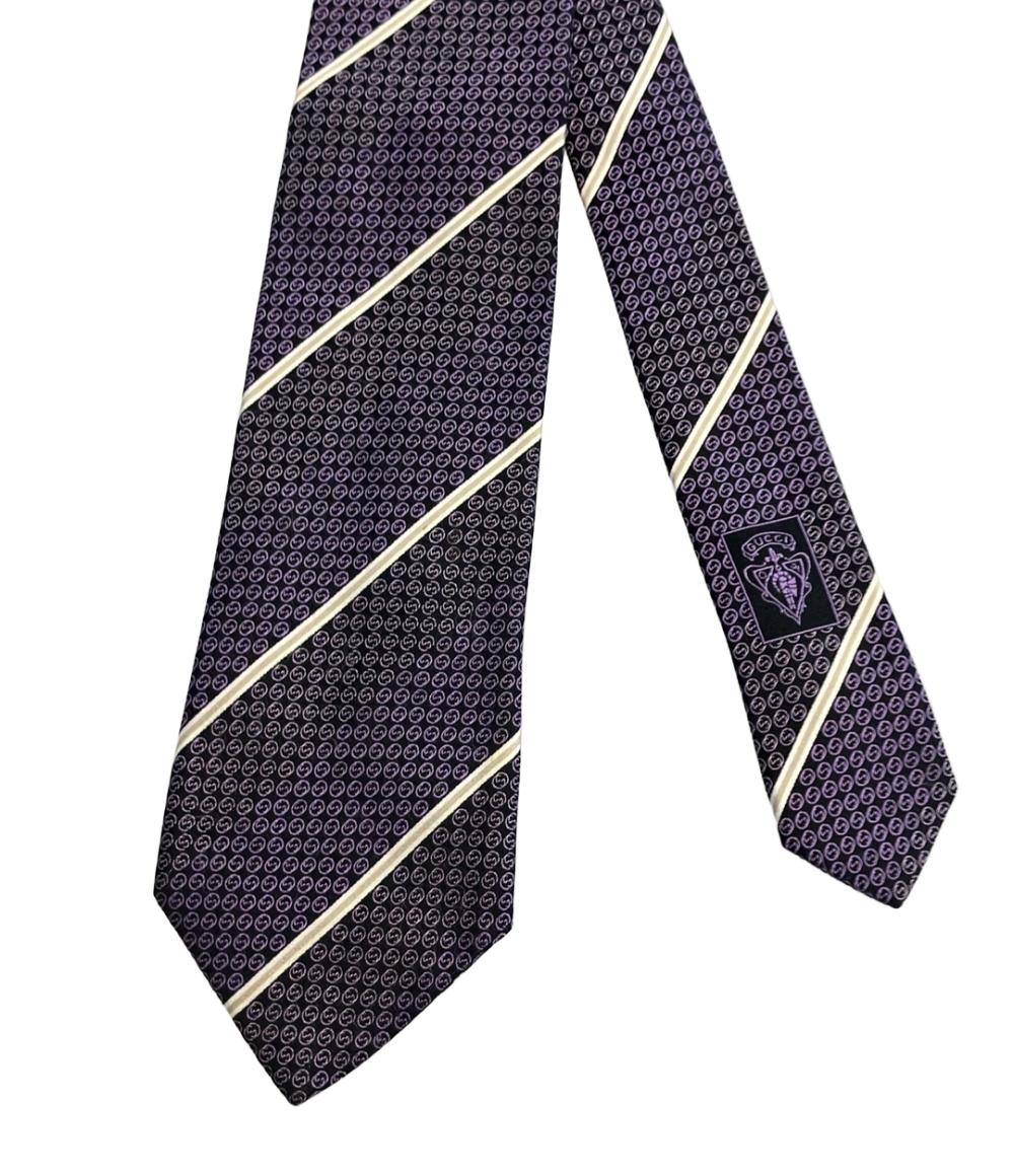 グッチ ネクタイ シルク100% 総柄 メンズ GUCCI