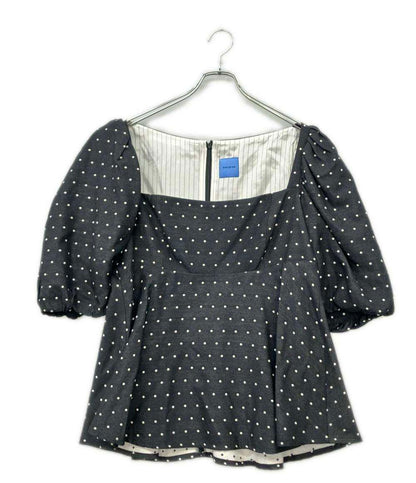 macgraw 半袖 パフスリーブドットブラウス レディース SIZE 42 (L) マックグロー