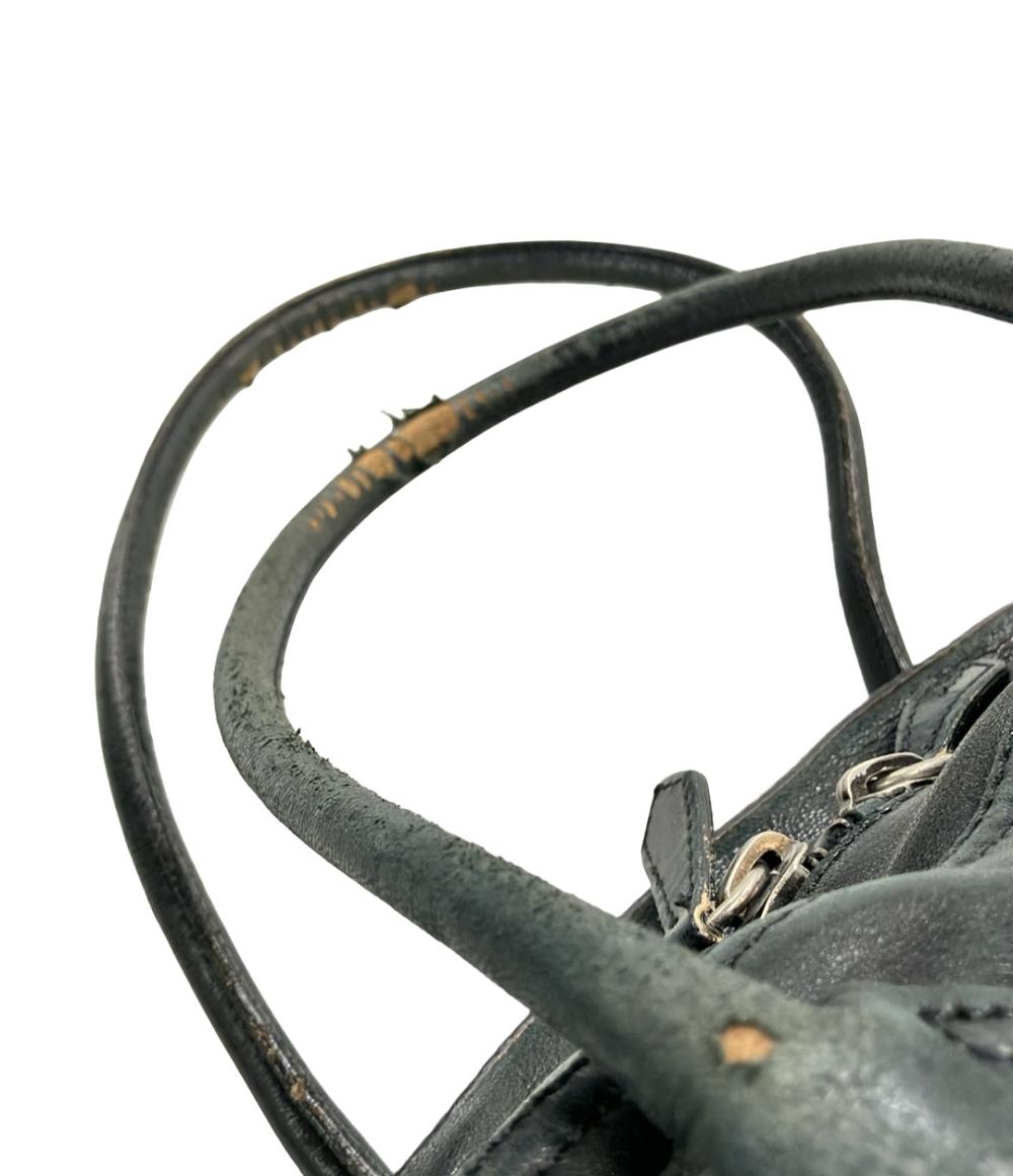 訳あり PRADA トートバッグ ハンドバッグ レザー レディース プラダ