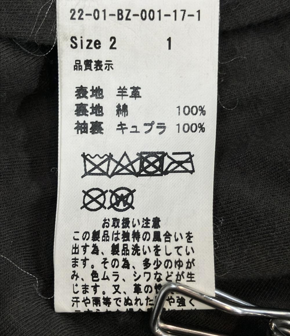 ニトカ シングルライダースジャケット 22-01-BZ-001-17-1 レディース SIZE 2 (M) nitca