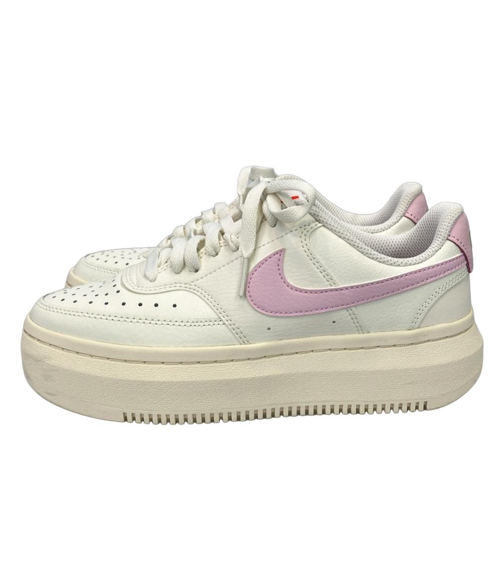 NIKE ローカット厚底スニーカー コート ビジョン アルタ IB4480-133 レディース SIZE 24.0 (L) ナイキ